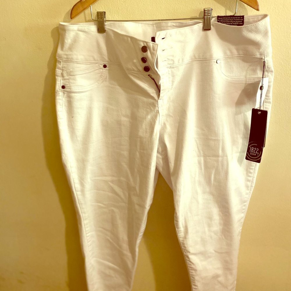 Plus size woman jeans